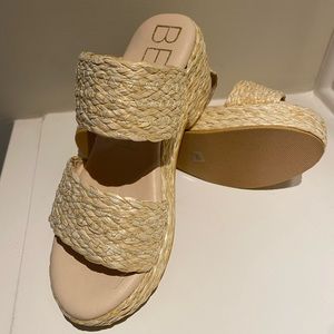Beach by Matisse wedge sandals.  New!  Size 8
